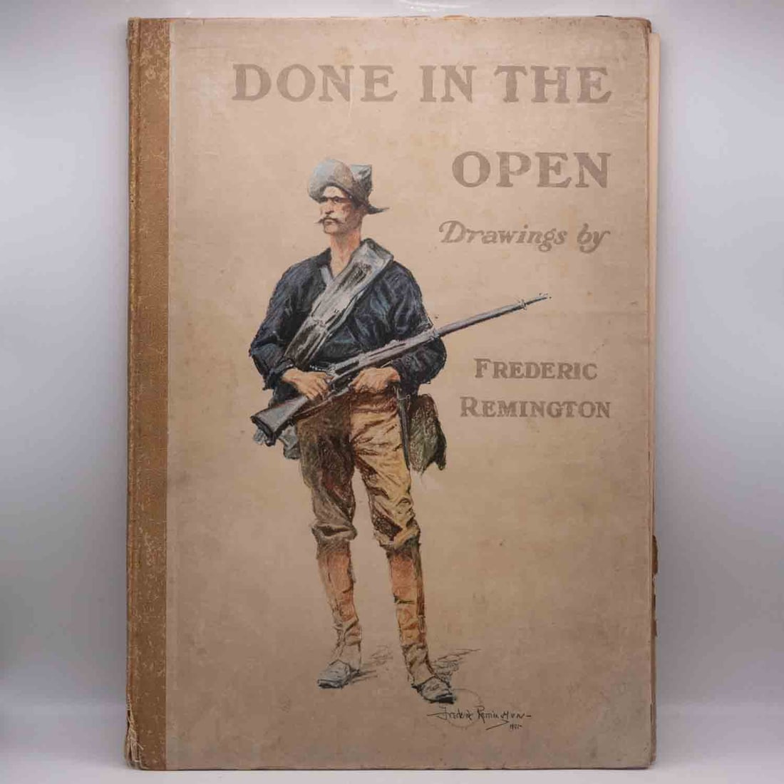 1902 Frederic Remington Done in the Open Illustrated Folio Book (1 of 5)