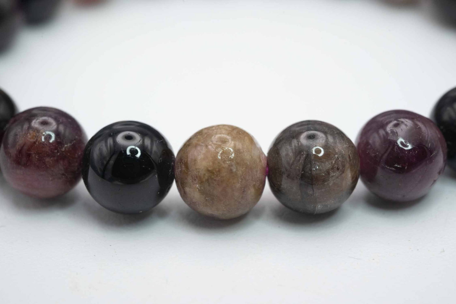 Natural Tourmaline Bead Bracelet - 2