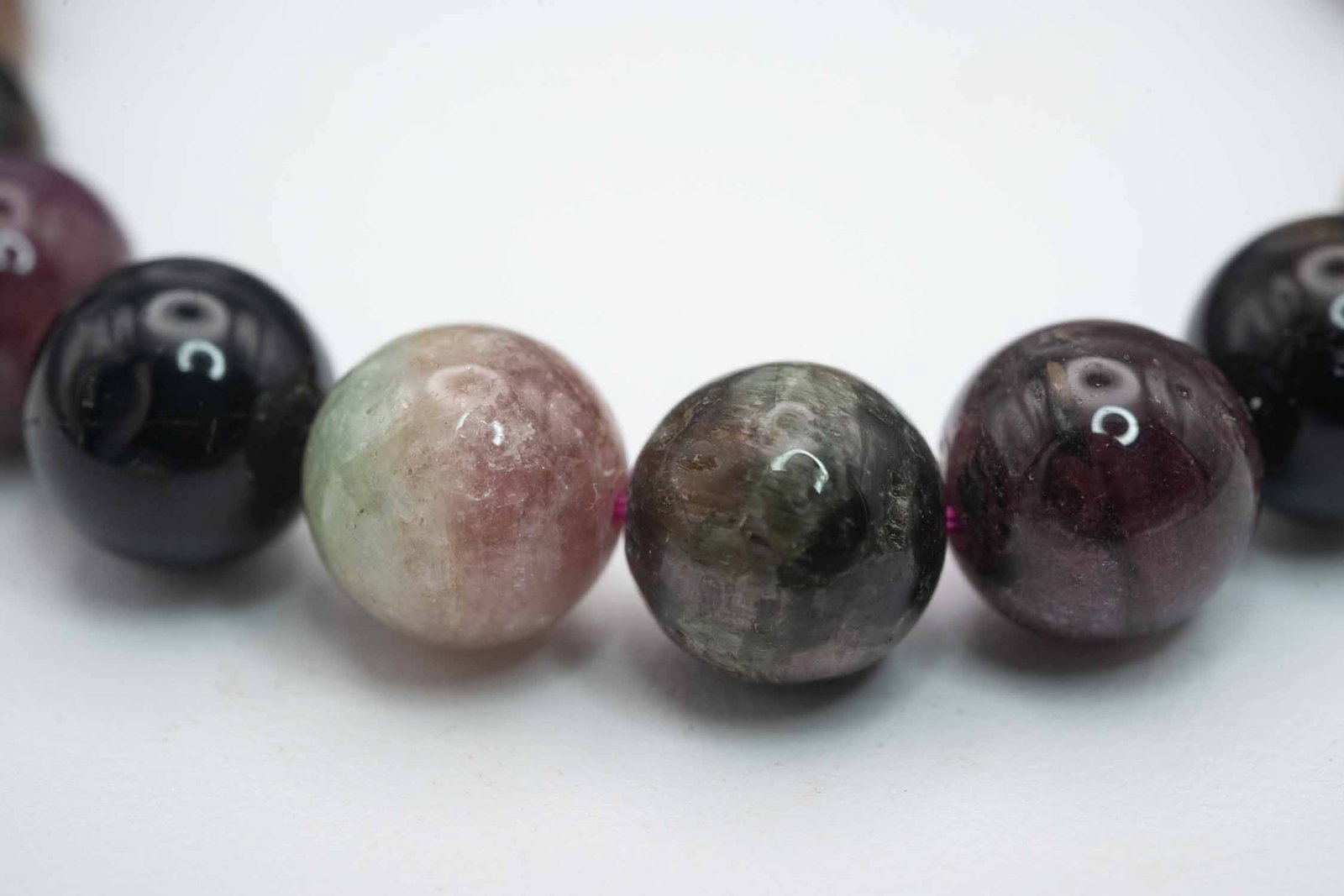 Natural Tourmaline Bead Bracelet - 3