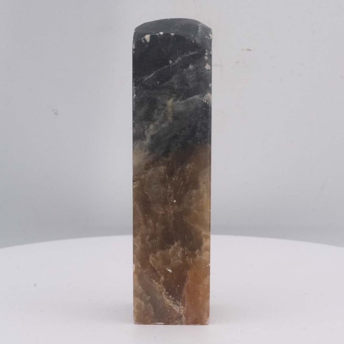 Chinese Shoushan Stone Rectangular Seal Blank Scholar’s Chop: Medium: Shoushan Stone Size: 1x1x4 inches Age/Detail: Chinese Condition: great overall, check photo for condition reference. Provenance: Please view all the photos as they are part of the condition de