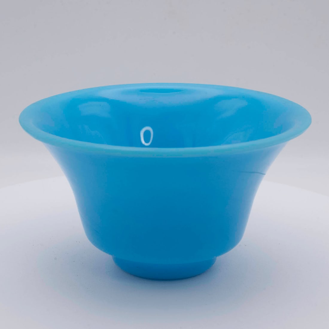 Old Chinese Blue Peking Glass Bowl: Medium: Blue Peking Glass Size: 4.5x4.5x2.5 inches Age/Detail: Old Chinese Condition: great overall, check photo for condition reference. Provenance: Collection from Estate in Williamsburg Please view