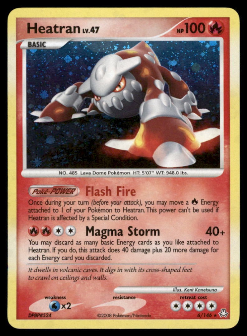 Heatran 6/146 Holo Legends Awakened Pokemon Card: Please Note: Pick up is by appointment only. All items are sold as is and all sales are final. Please refer to the photos for condition, a lack of description does not indicate that a card is in perfe
