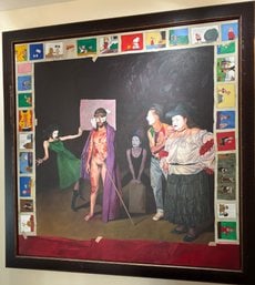 Jesus Figure, Mimes And Cartoon Strips