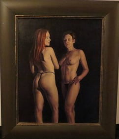 Jeff Dodd - Classic Standing - Two Nude Women Front to Back