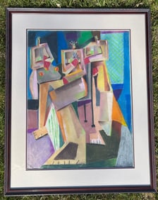 Cubist art by Jay Paul Apodaca - Colorado Artist - Acrylic On Canvas