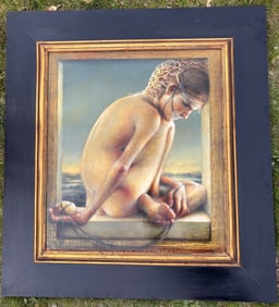 "Bound" Oil Painting - Signed Cyn (Cyn McCurry)