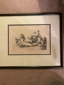 Etching On Paper Artist Proof V - Signed Oliver