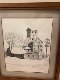 Pen & Ink "Champion Mine" - Signed M. DePaydt -1984