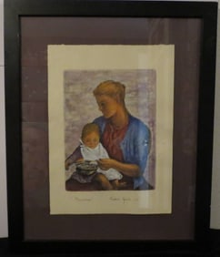 "Maternidad" Signed Ceodosio Garcia '02