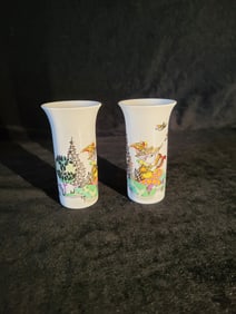 Rosenthal Bjorn Wiinblad Vases - set of two