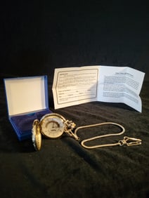 Quartz Gold Train Watch