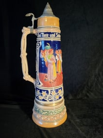 Gerz Lidded 4L Beer Stein
