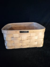 L. L. Bean Wood Basket