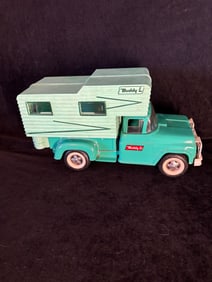Vintage Buddy L Model Camper Truck