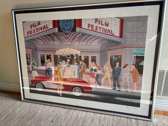 Film Festival 106/850 - Keith Mallett 1991 - Mixed Media Serigraph - Signed & Numbered
