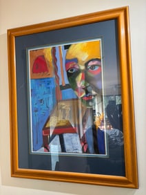 Colorful Abstract - Signed Jay Paul Apodaca 9/1/00