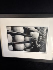 Photograph of Cheese Wheels by Paul Elledge