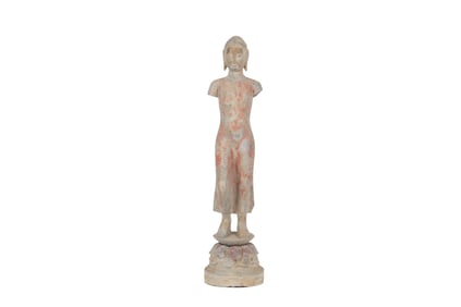 A Stone Buddha Statue