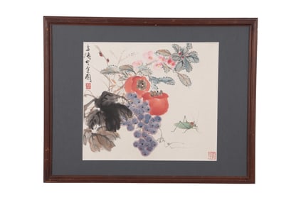 A Chinese Painting, Signed by Wang Xuetao