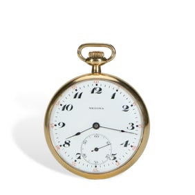 A MEDORA K Gold Pocket Watch