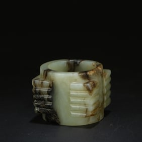 A Hotan Jade Cong