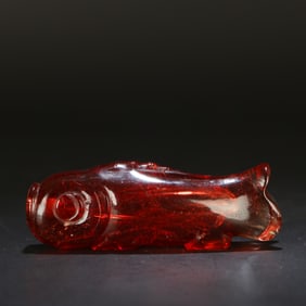 A Red Snuff Bottle