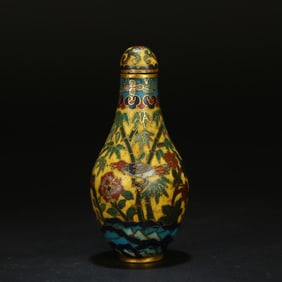 A Cloisonne Snuff Bottle