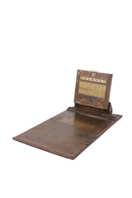 A Copper Desk Calendar