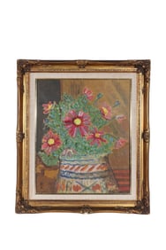 A Still Life Oil Painting, Signed by Guan Liang