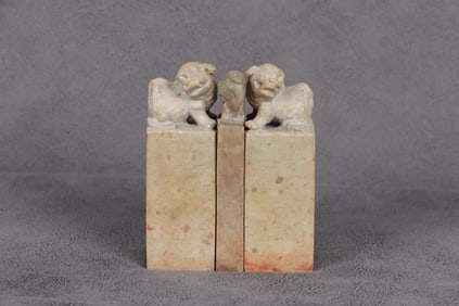 A Set of Stone Carved Seals