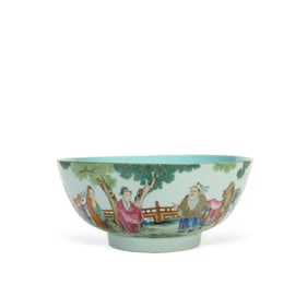 A Chinese pastel porcelain bowl