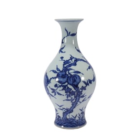 A Blue and White Porcelain Vase
