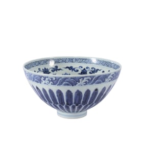 A Blue and White Porcelain Bowl