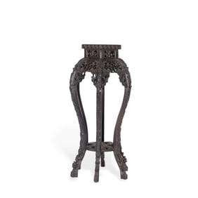 A Chinese wooden display stand