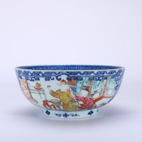 A Blue and White Porcelain Bowl