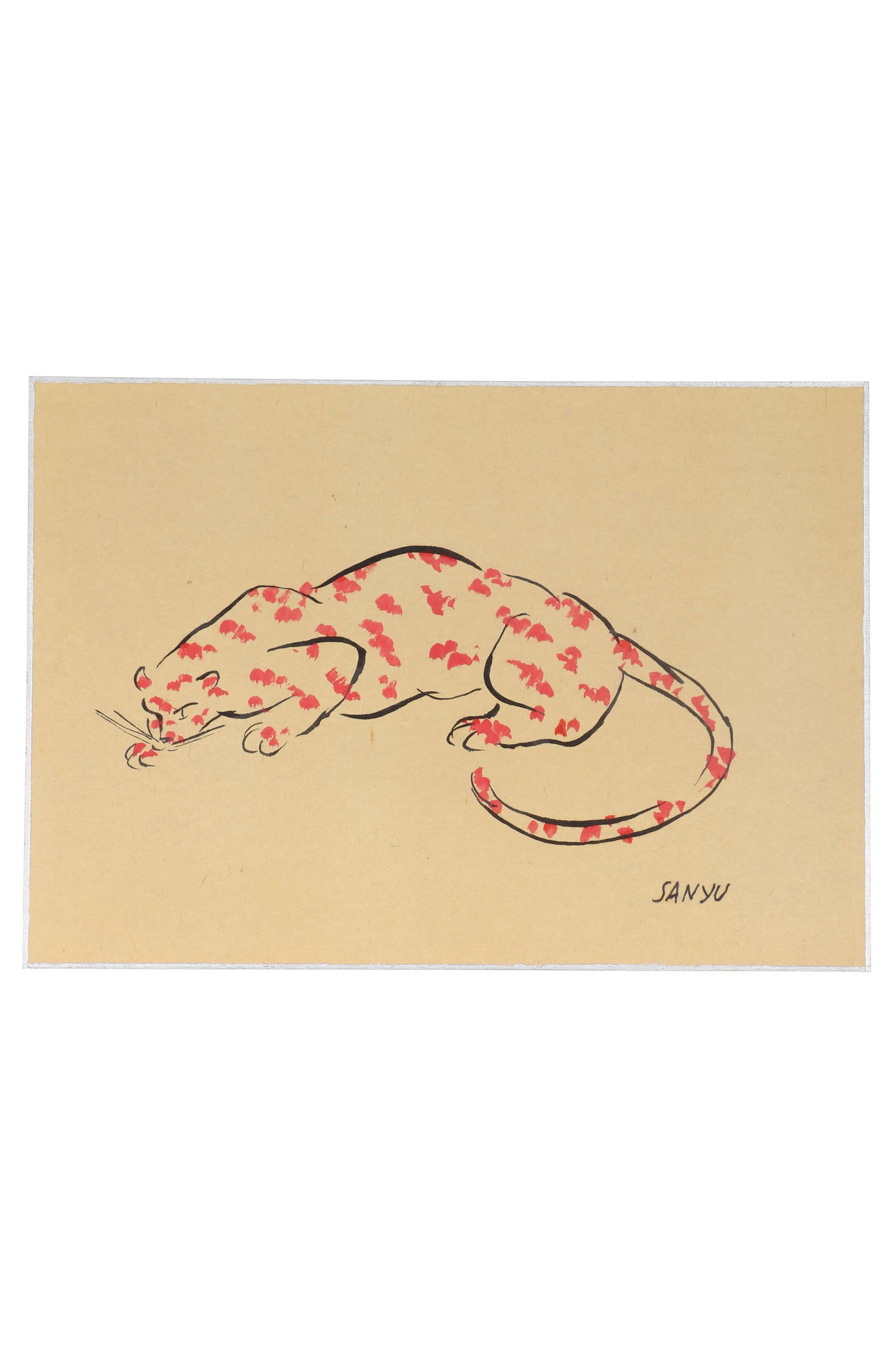 "LEOPARD", Signed by San Yu - 13