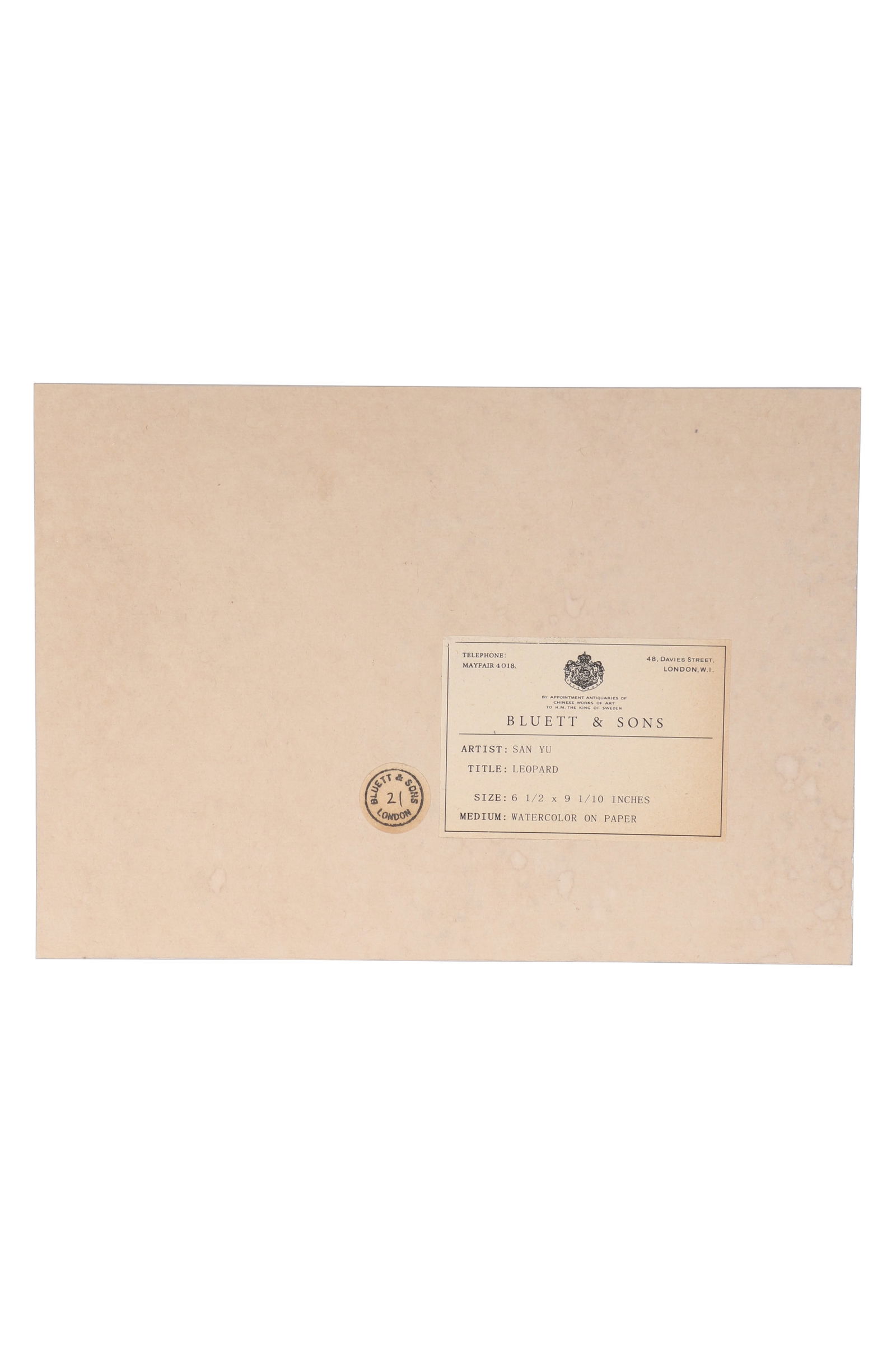 "LEOPARD", Signed by San Yu - 14