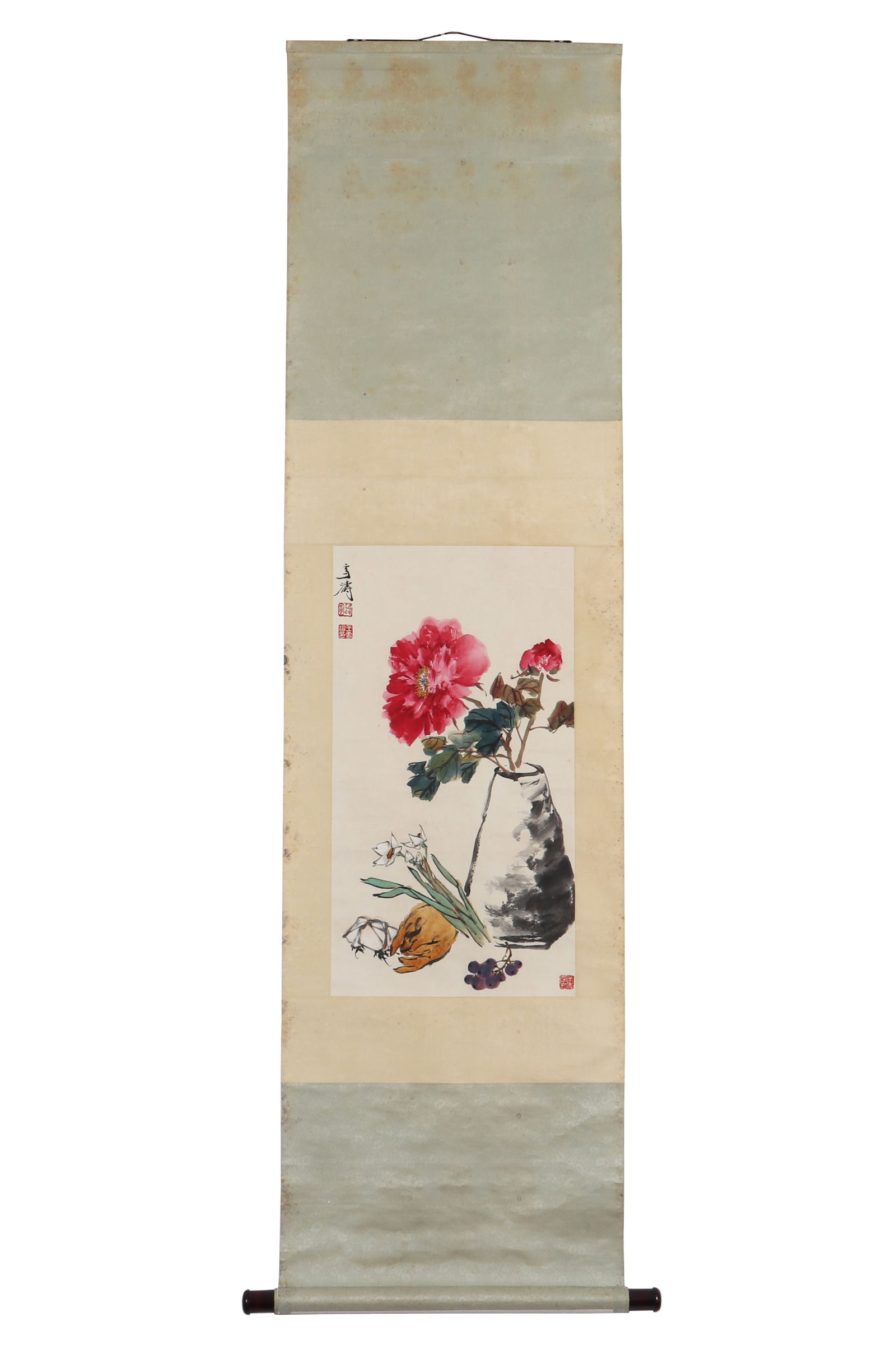 A Chinese Floral Painting, Signed by Wang Xuetao (1 of 13)