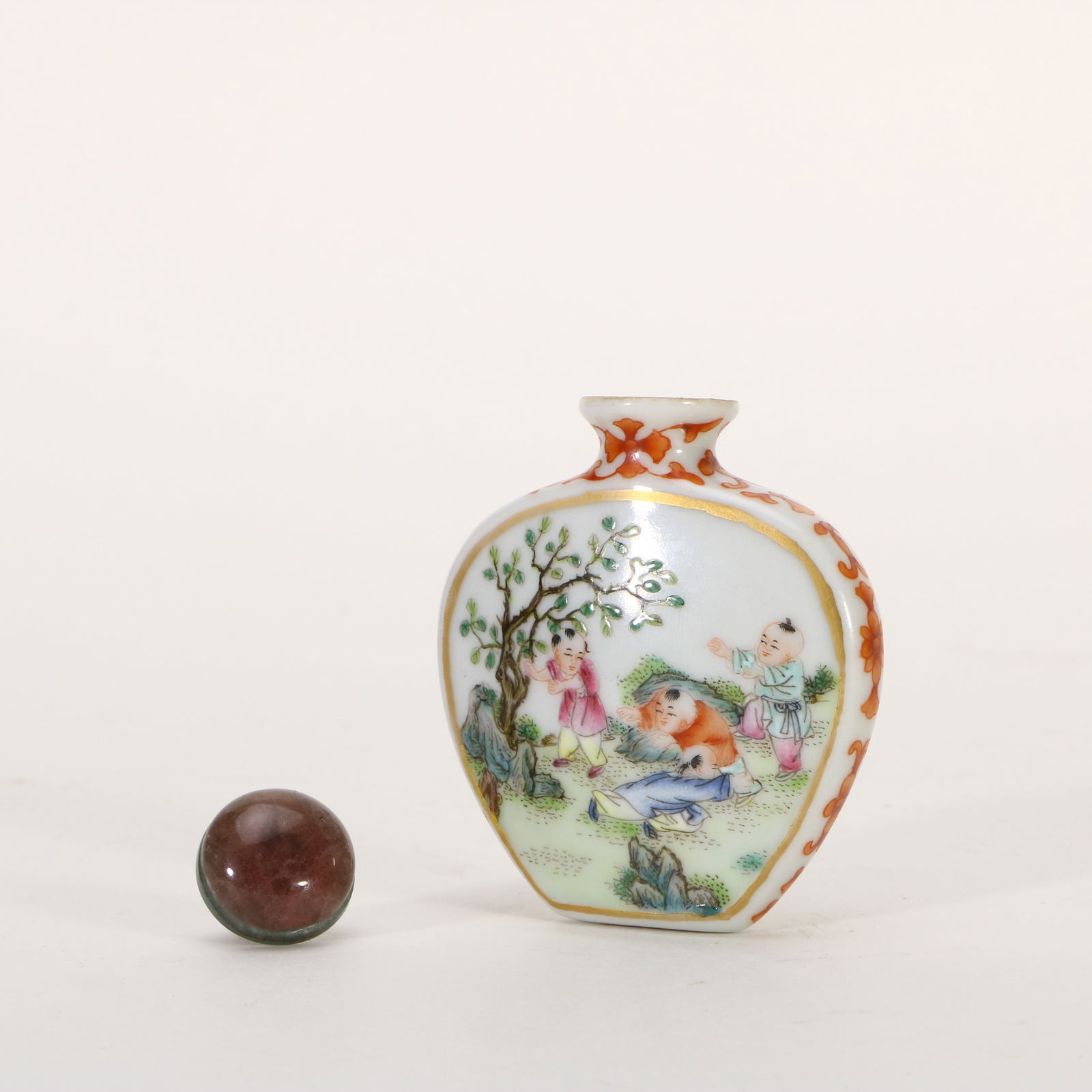 A pastel snuff bottle - 3