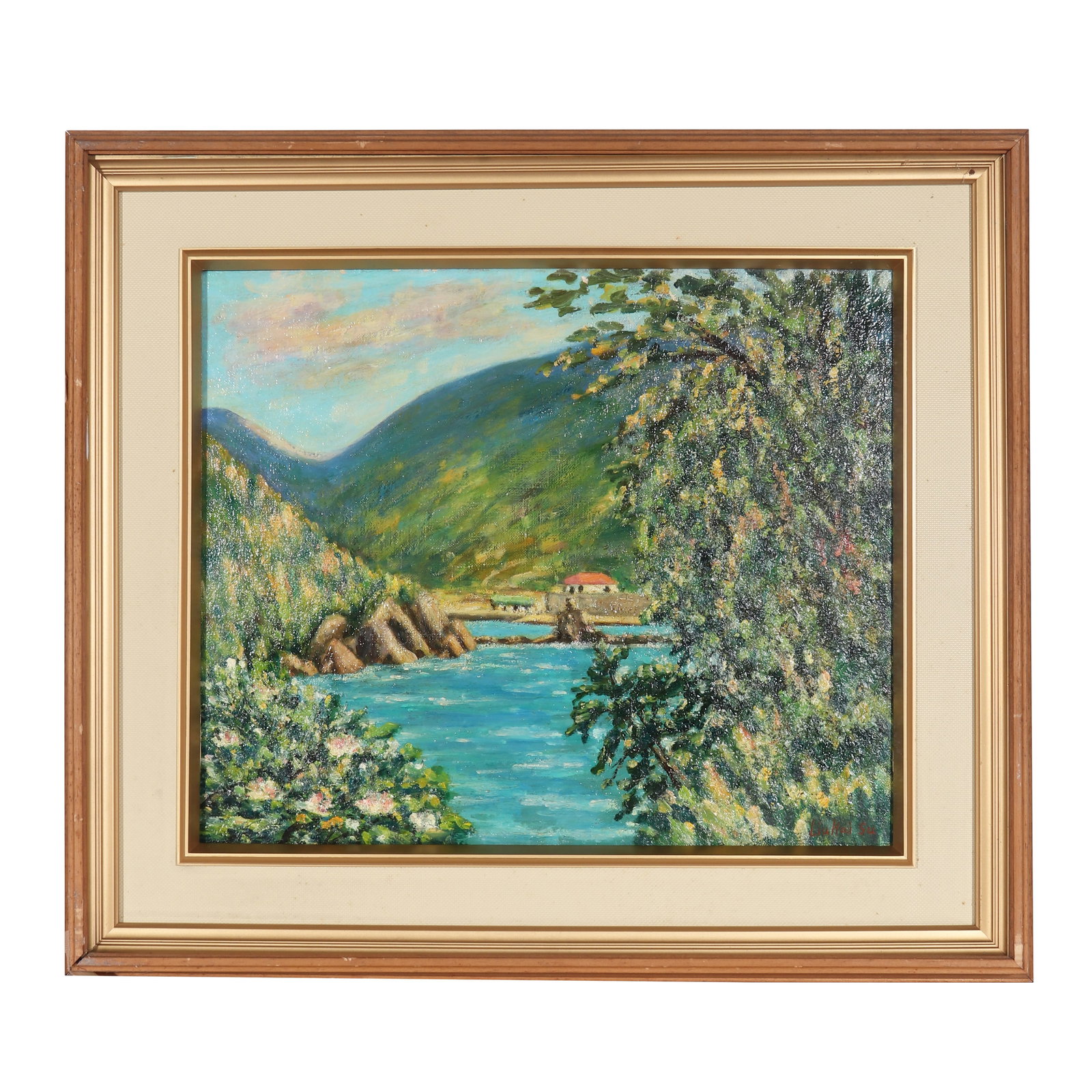 A Landscape Oil Painting, Signed by Liu Haisu (1 of 12)
