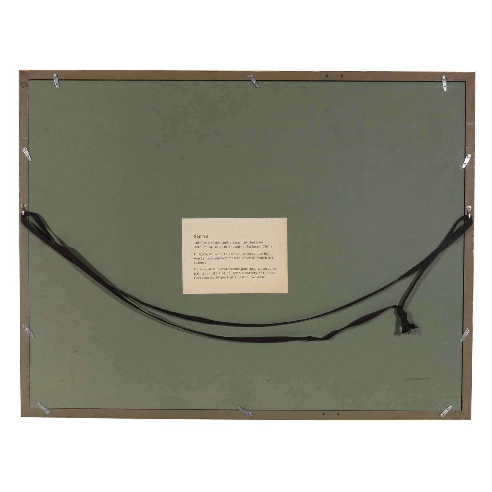 A Portrait Painting, Signed by Sanyu - 8