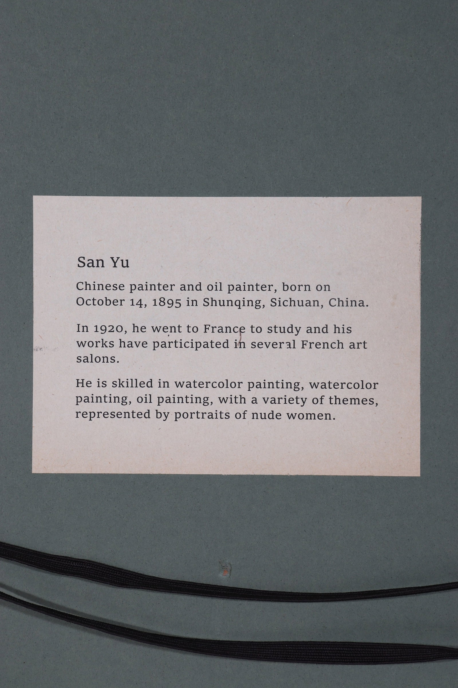 A Portrait Painting, Signed by Sanyu - 9