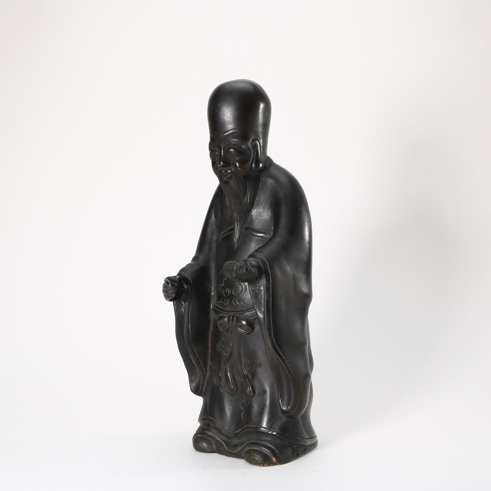 A bronze Buddha statue - 3