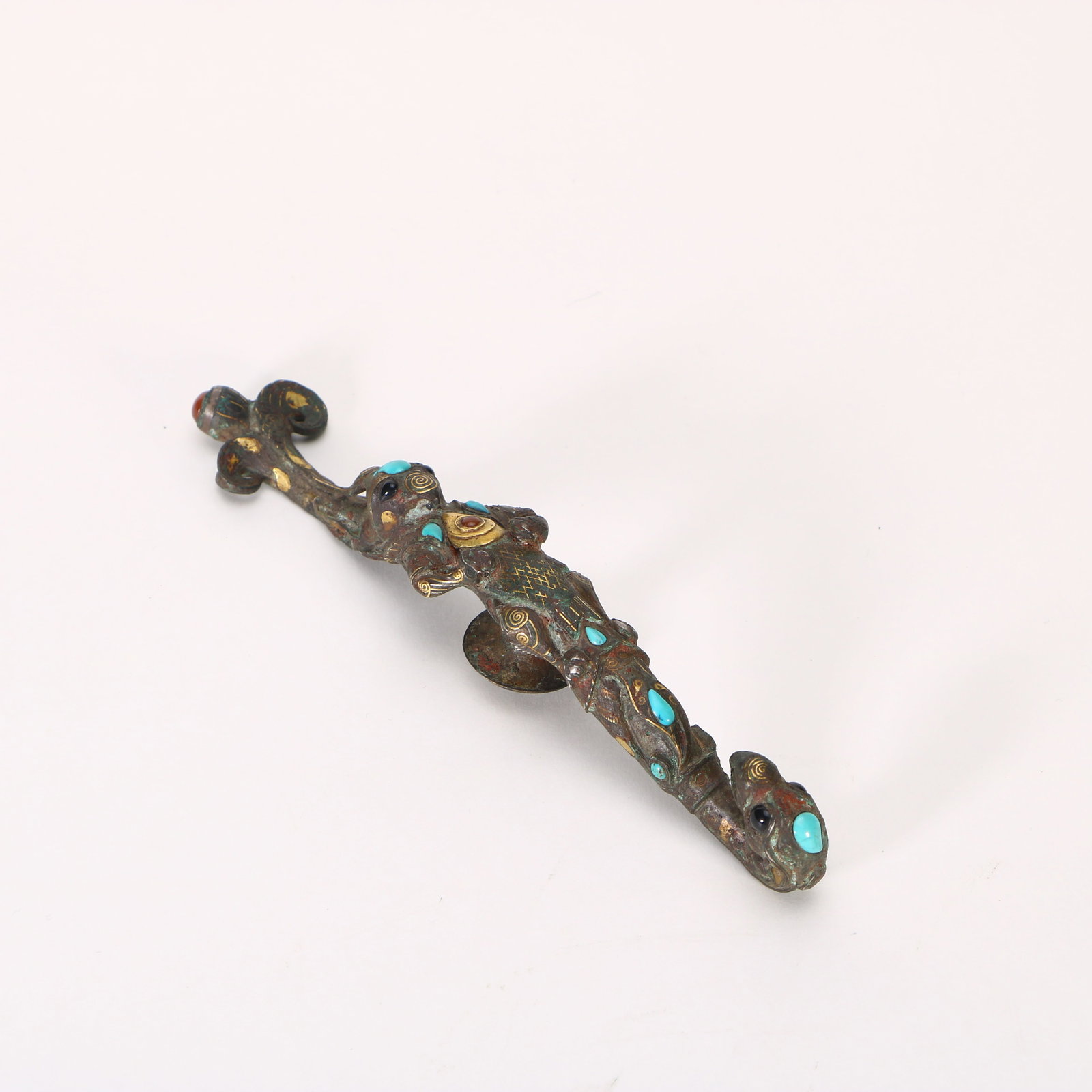 A small bronze hook - 5