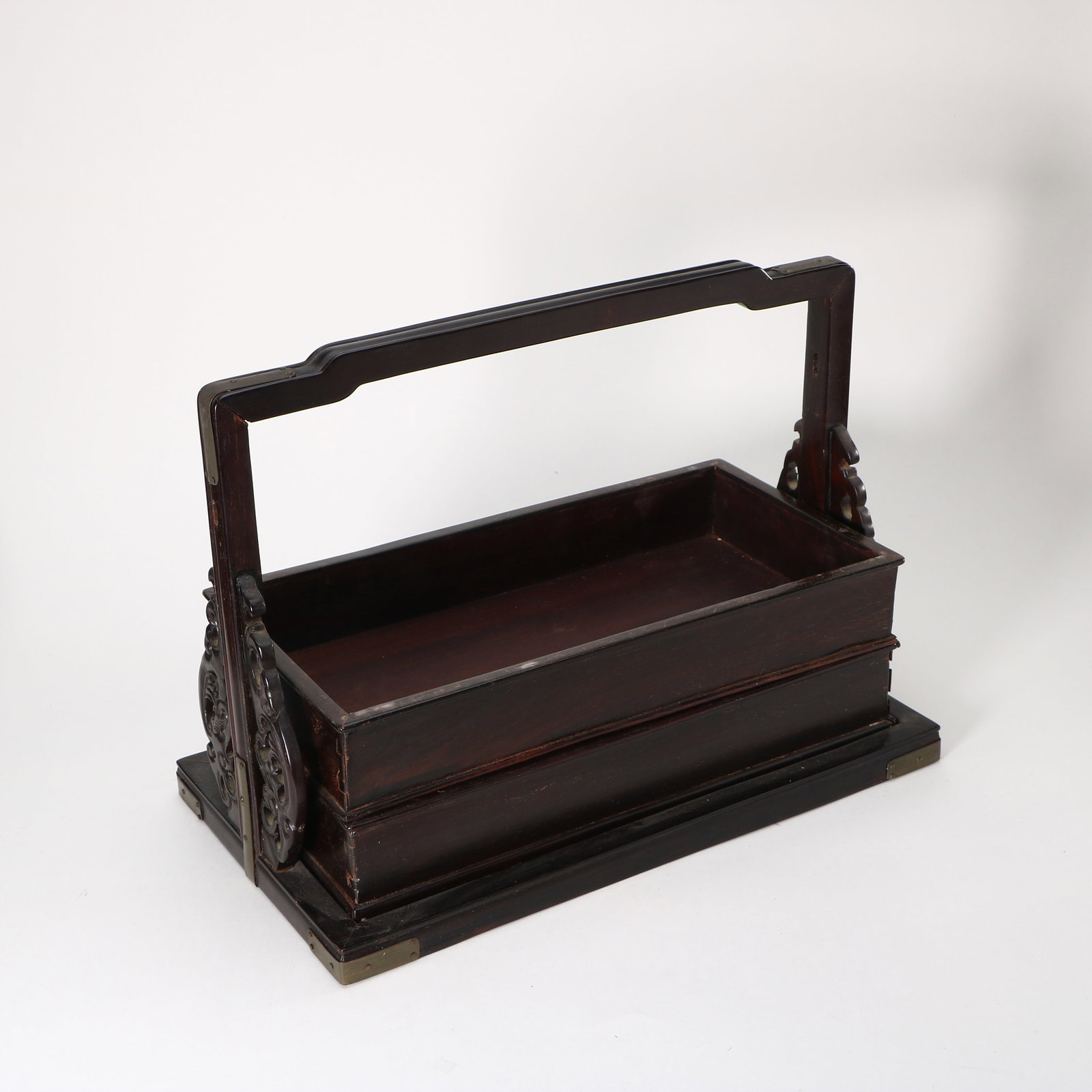 A multi-layer rosewood box - 5