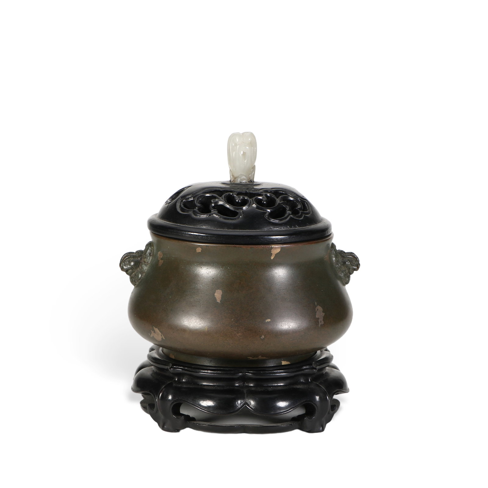 A Chinese copper incense burner (1 of 7)