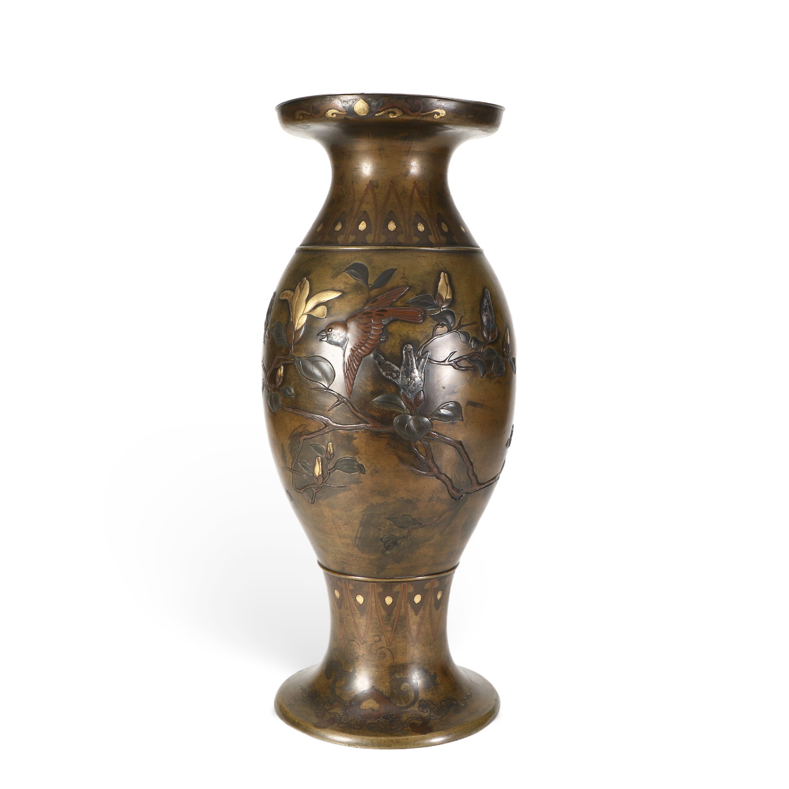 A Chinese brass vase (1 of 8)