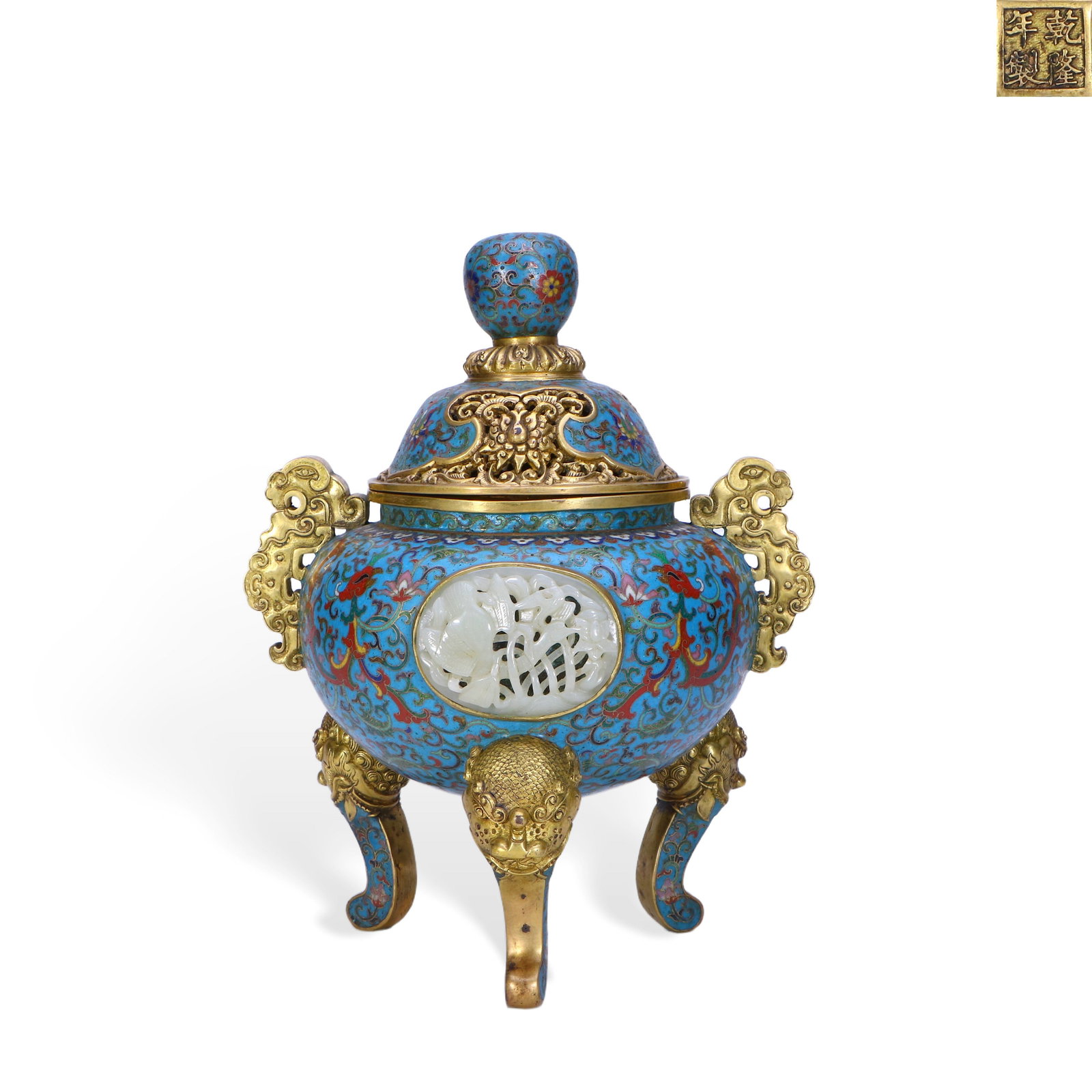A Chinese cloisonn?? censer (1 of 5)