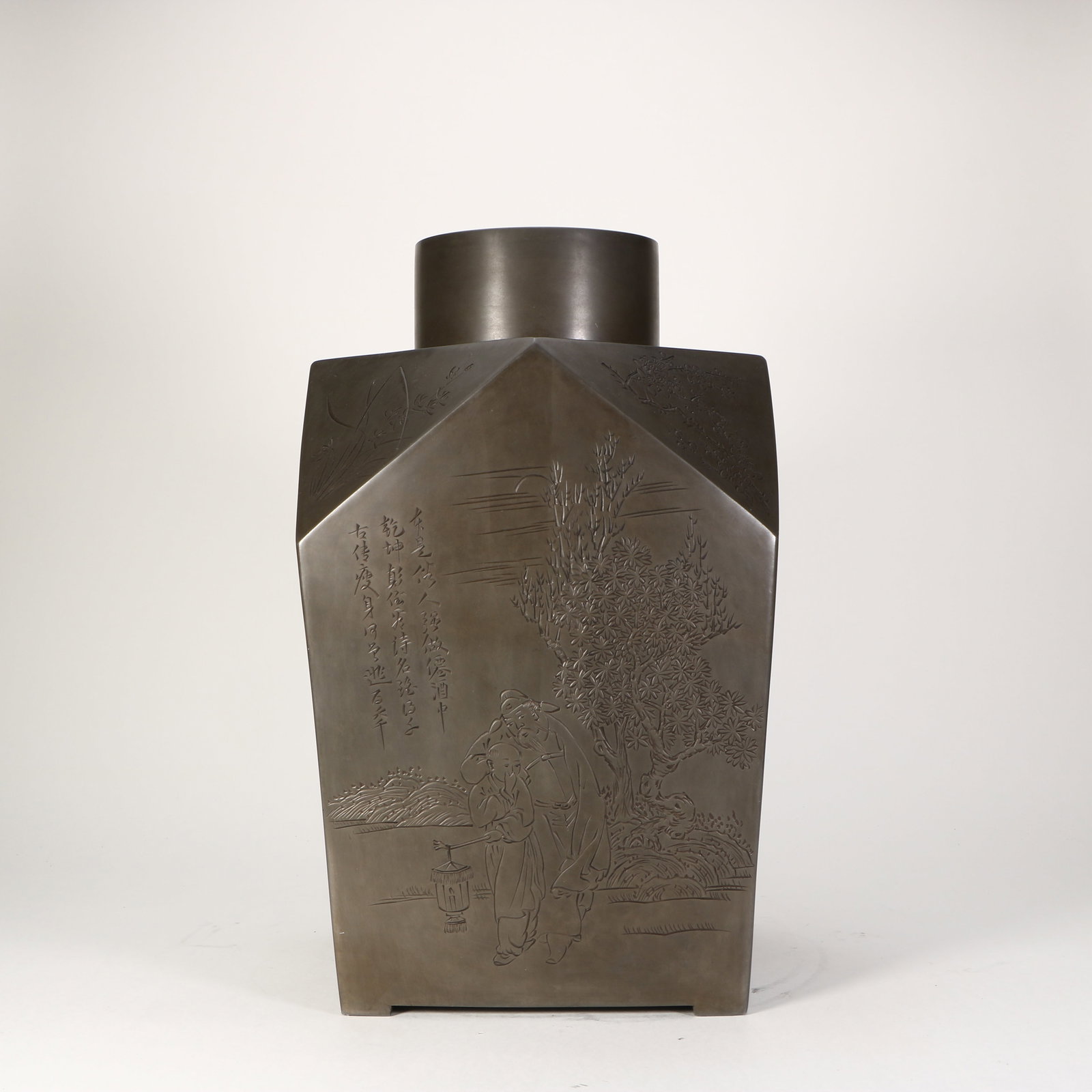 a tin tea canister - 4