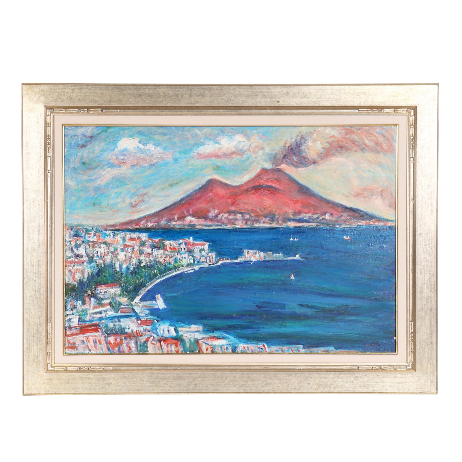 "Gulf of Naples", Signed by Liu Haisu (1 of 13)